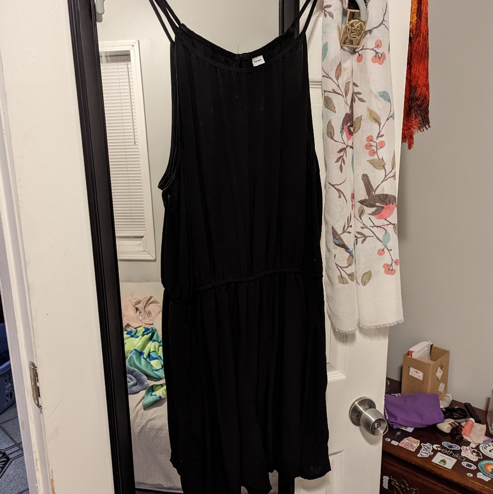 Romper black large